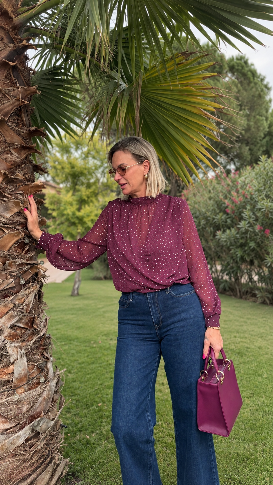 Blouse Betty bordeau