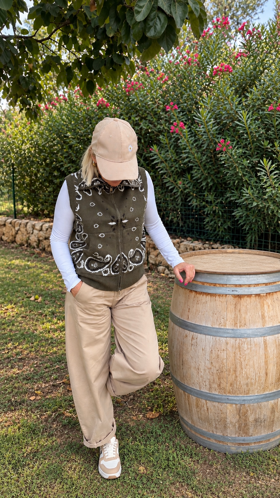 Gilet sans manches Billy kaki