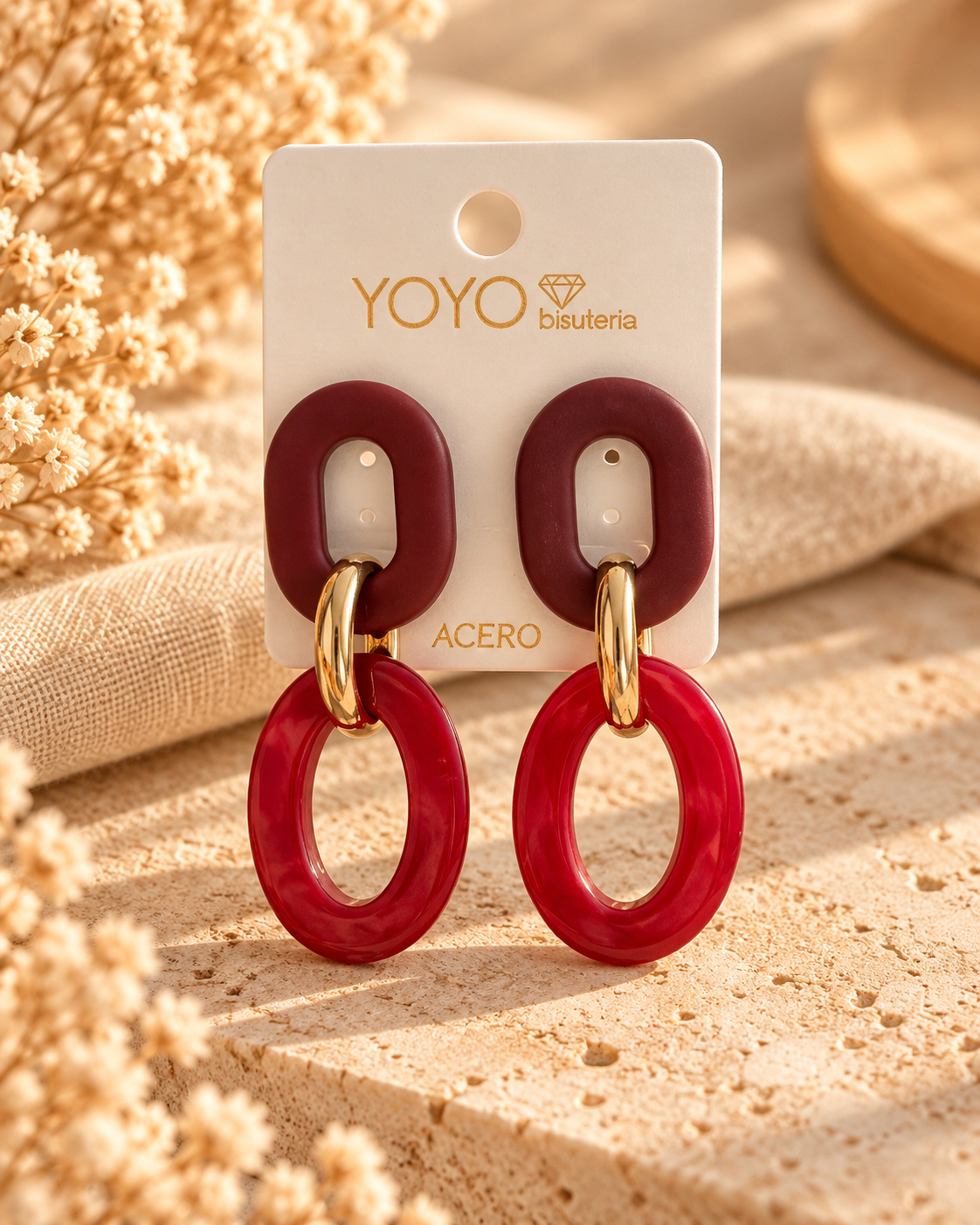Boucles d’oreilles Red