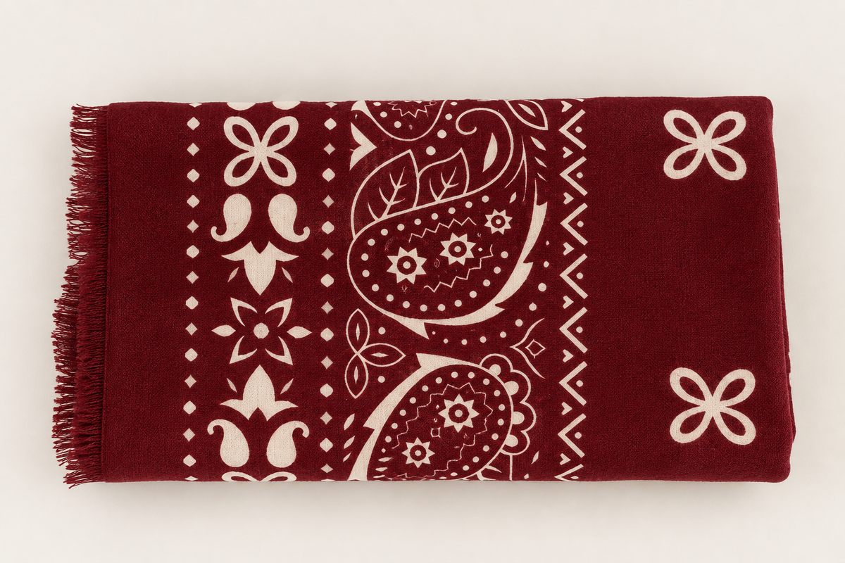 Écharpe Bandana kaki