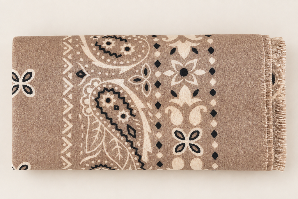 Écharpe Bandana kaki