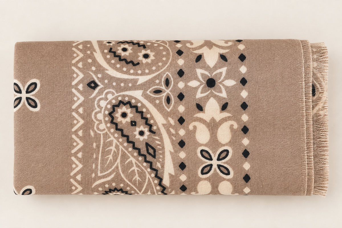 Écharpe Bandana kaki