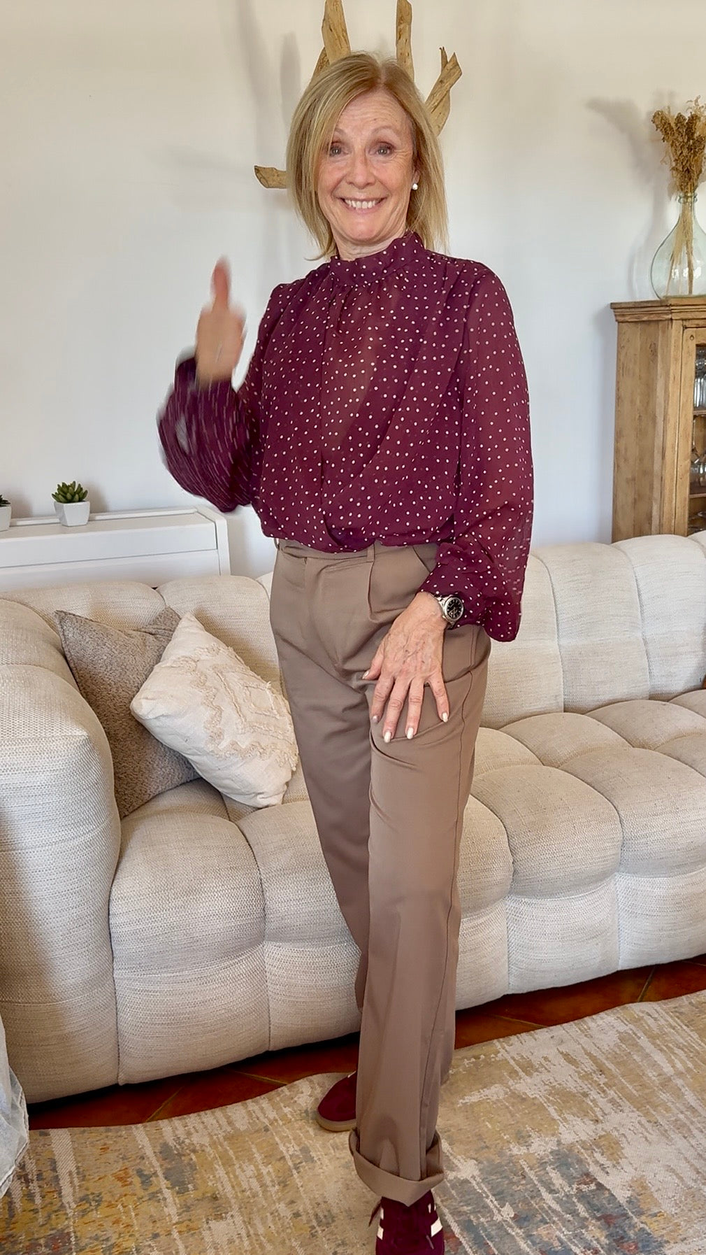 Blouse Betty bordeau