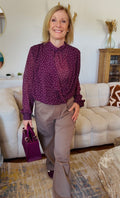 Blouse Betty bordeau